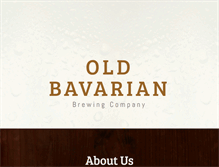 Tablet Screenshot of oldbavarian.com